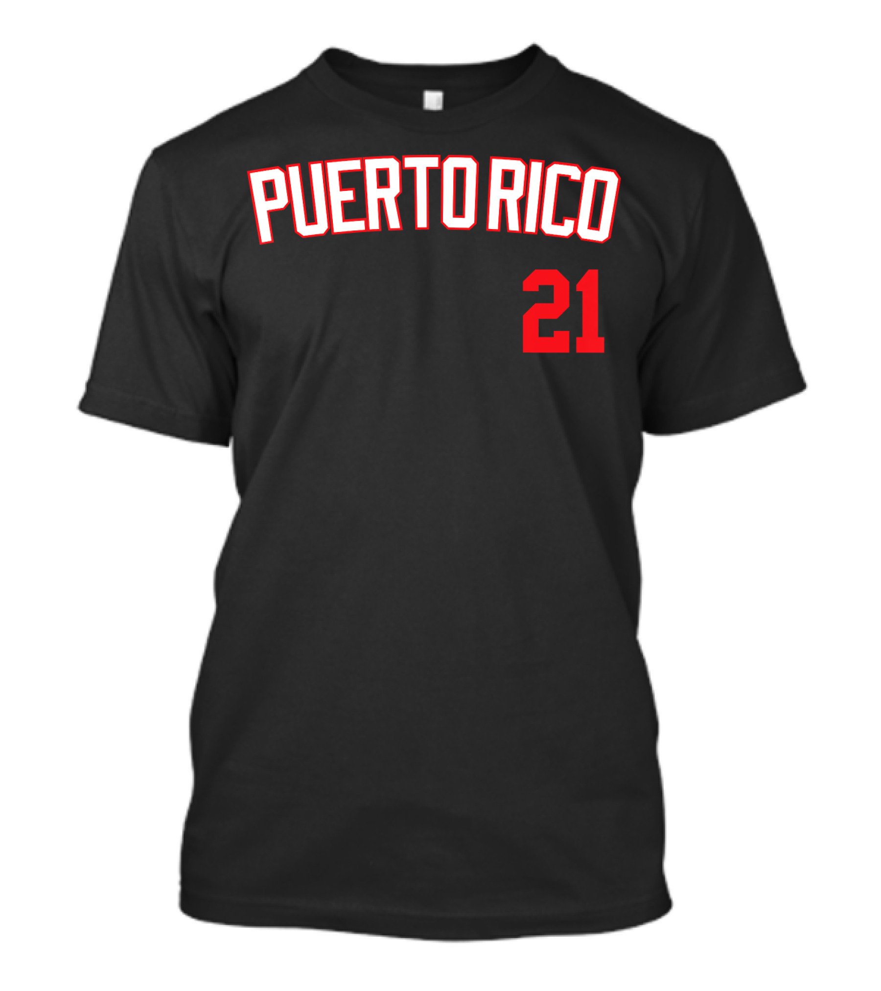 Puerto Rico Beisbol 21 Retro Baseball T-Shirt