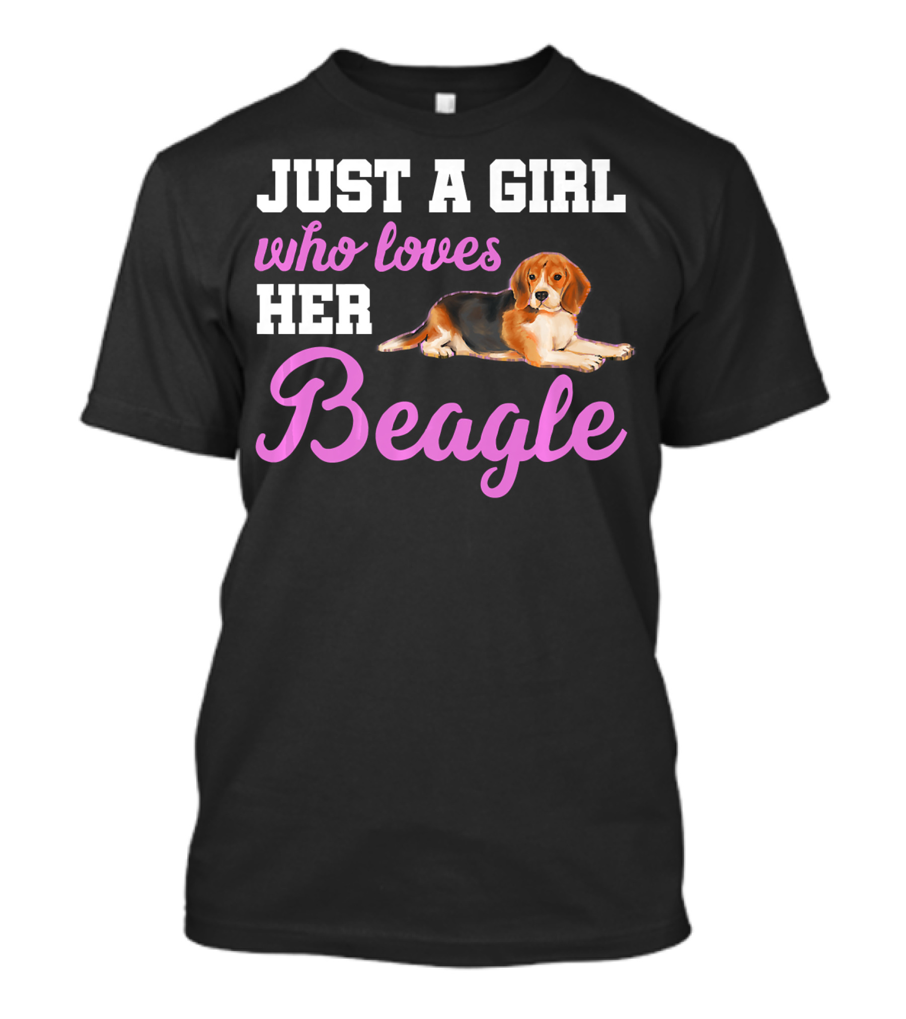 Just A Girl Who Loves Her Beagle T-Shirt