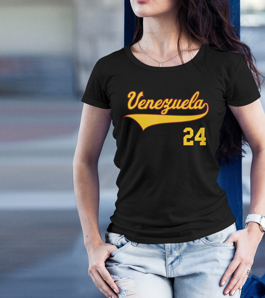 Venezuela Baseball Vinotinto 24 T-Shirt