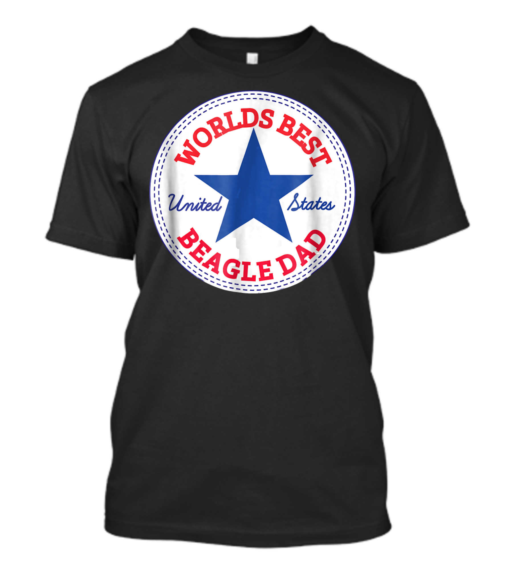Worlds Best United States Beagle Dad T-Shirt