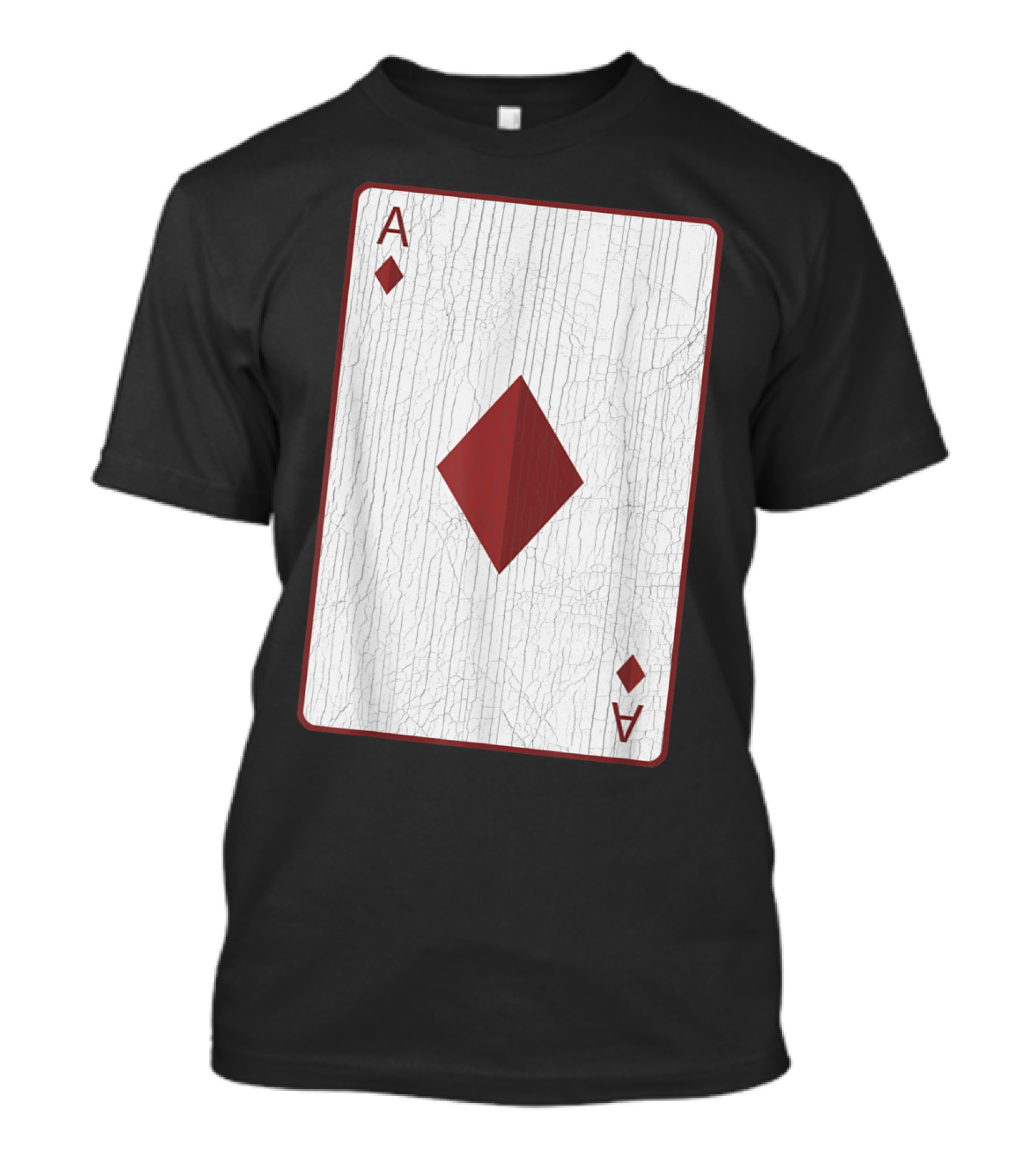 Ace Of Diamonds Card Halloween Costume Playing Deck T-Shirt