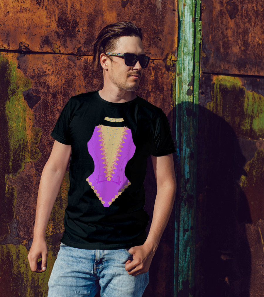 Aerial Silks Pink And Gold Showman Costume T-Shirt