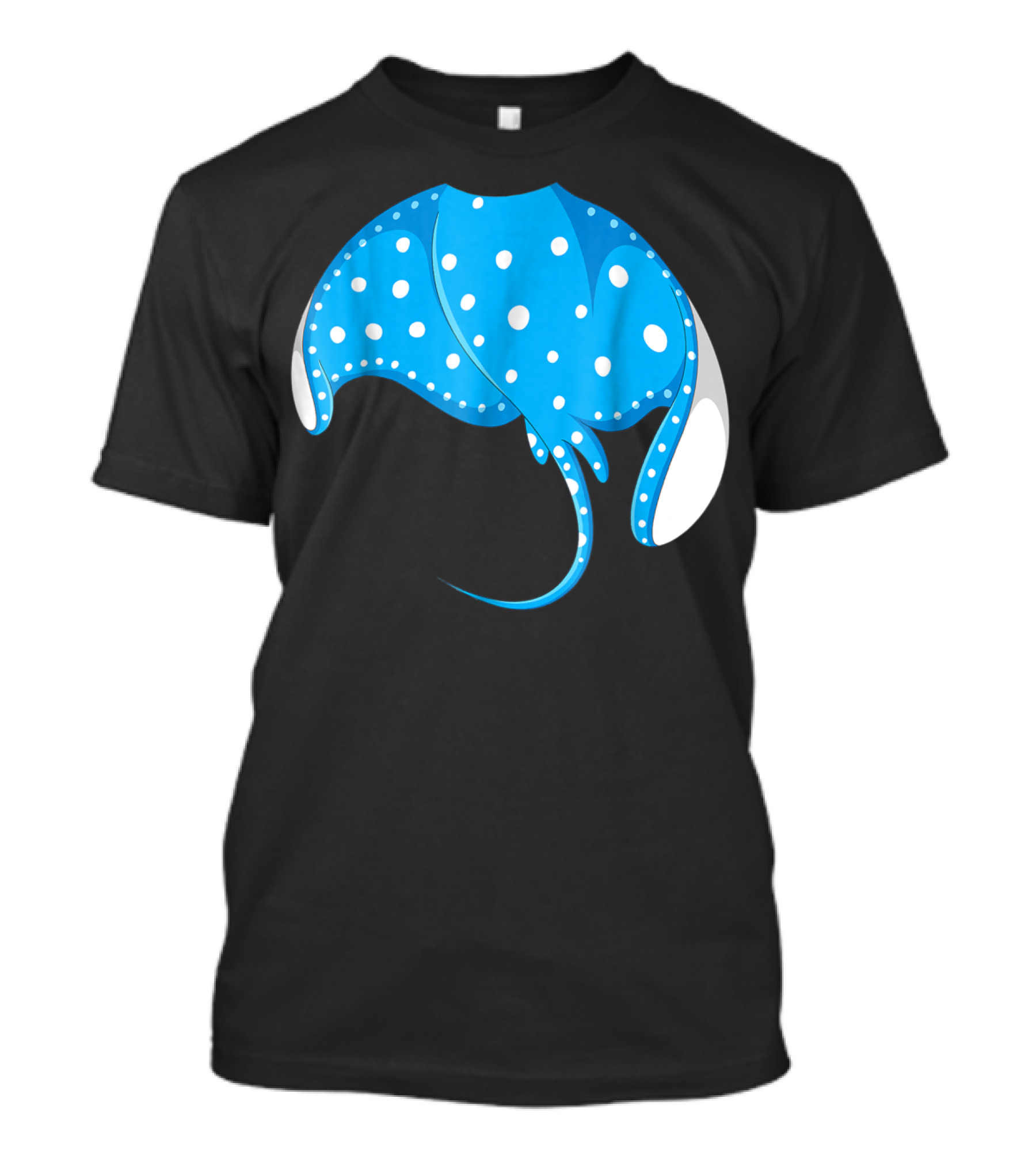 Blue Polka Dot Stingray Animal Cosplay T-Shirt