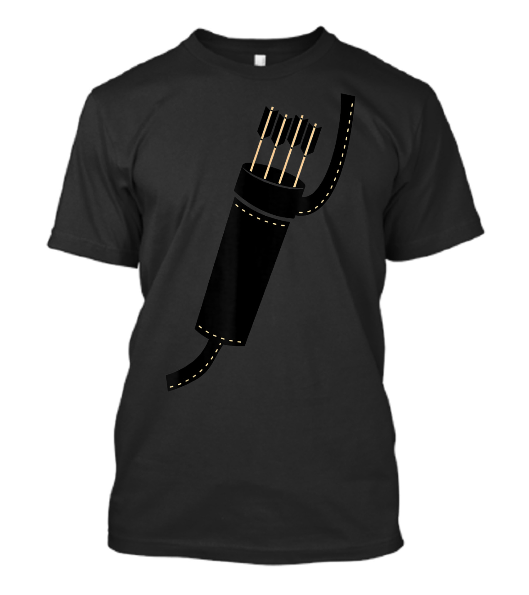 Archer Halloween Costume Funny Archery Arrow Quiver T-Shirt