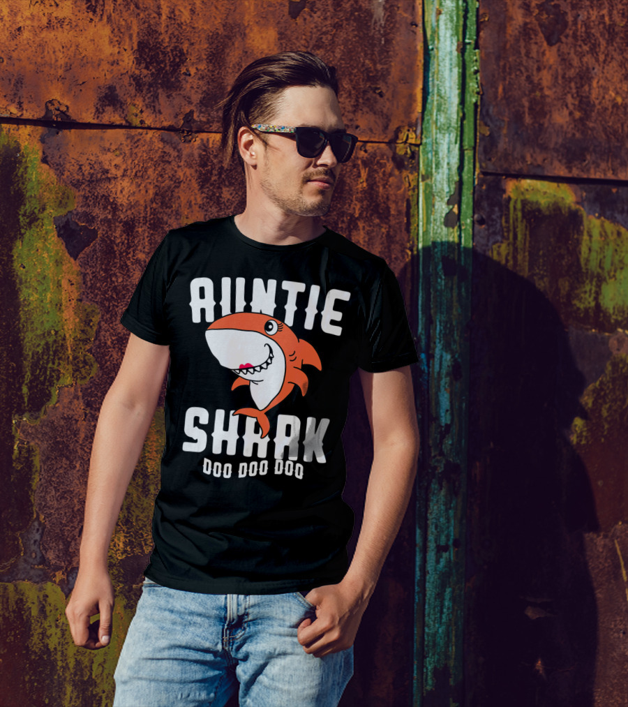 Auntie Shark Doo Doo Doo T-Shirt