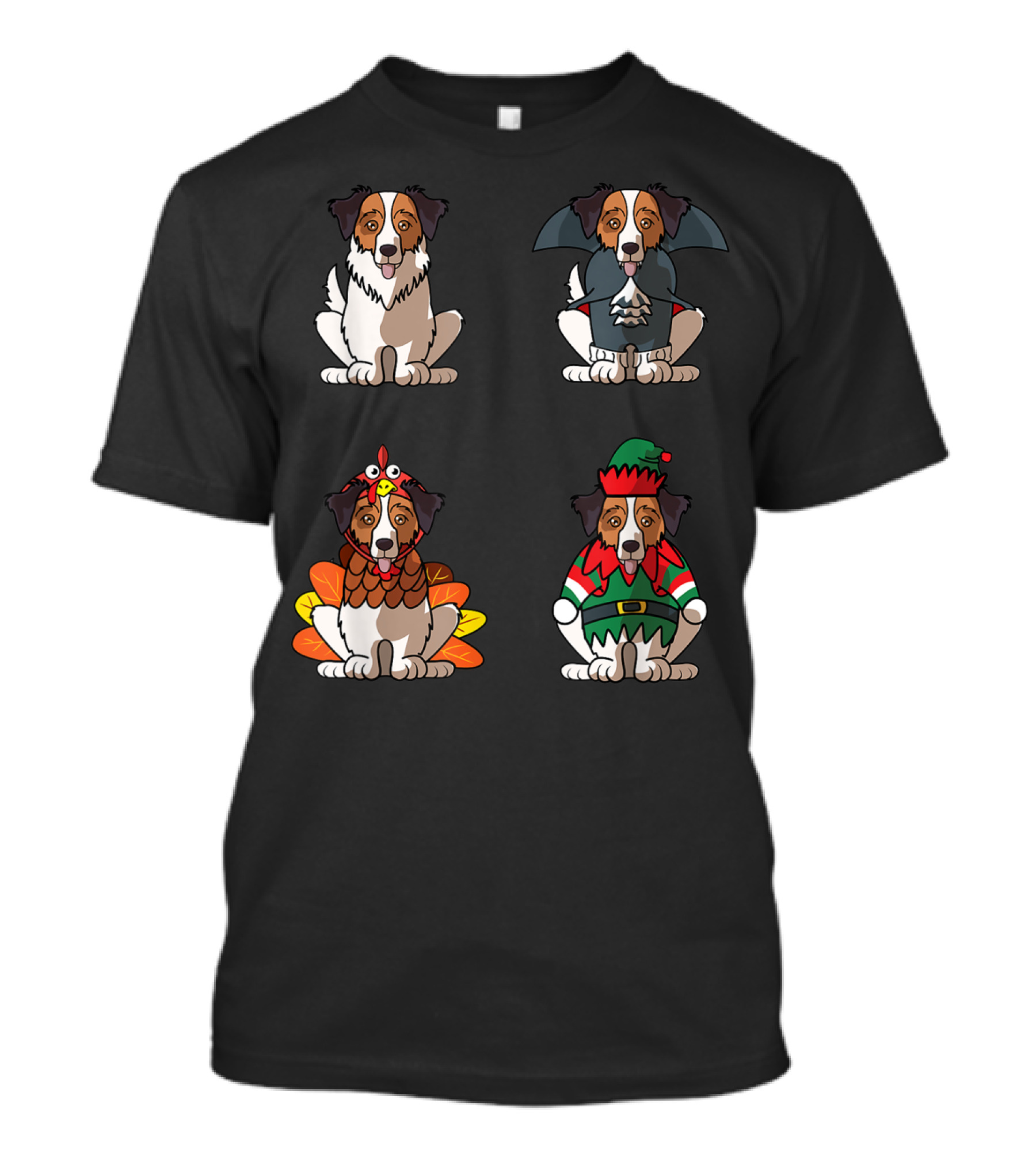 Australian Shepherd Seasonal Costumes T-Shirt