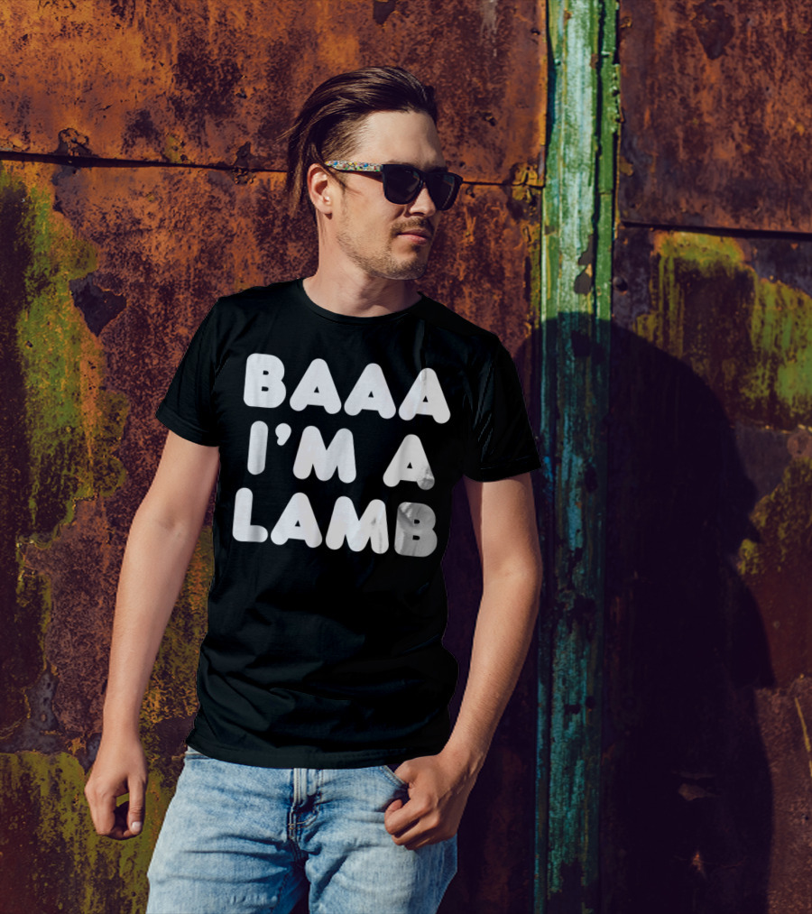 Baaa I'm A Lamb Funny Lazy T-Shirt