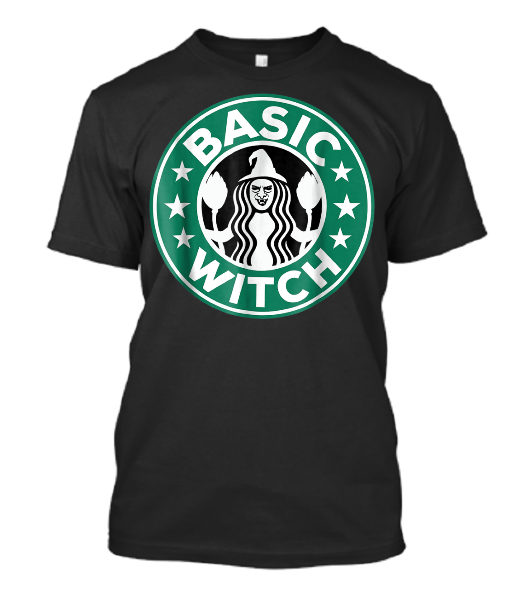 Basic Witch Halloween Trick Or Treat Starbucks T-Shirt