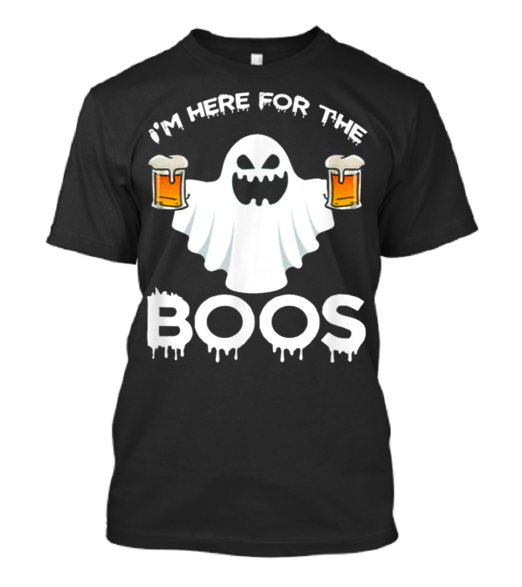 I'm Here For The Boos Ghost Beer Halloween Horror Nights T-Shirt