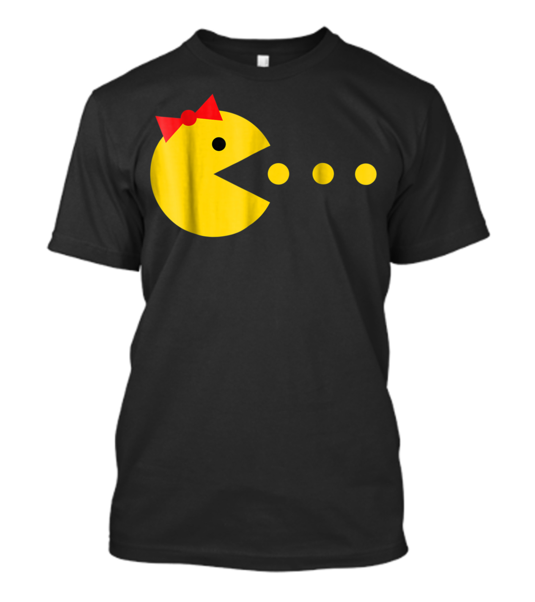 Pac-Man Inspired Best Halloween Costume For Girl Women Video T-Shirt