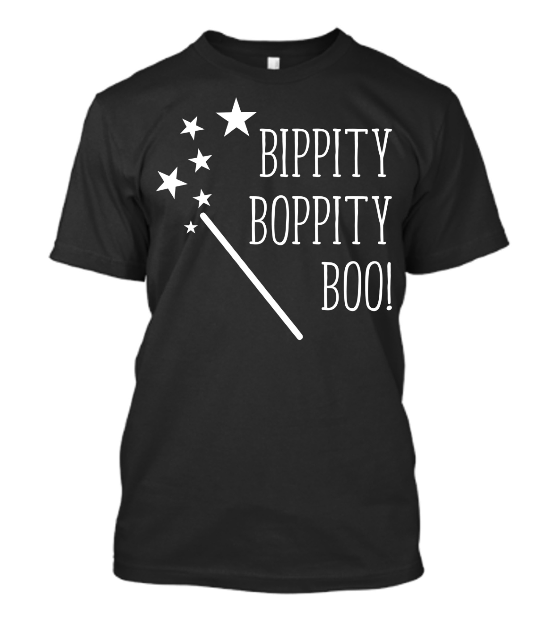 Bippity Boppity Boo Magic Word Wand Stars T-Shirt