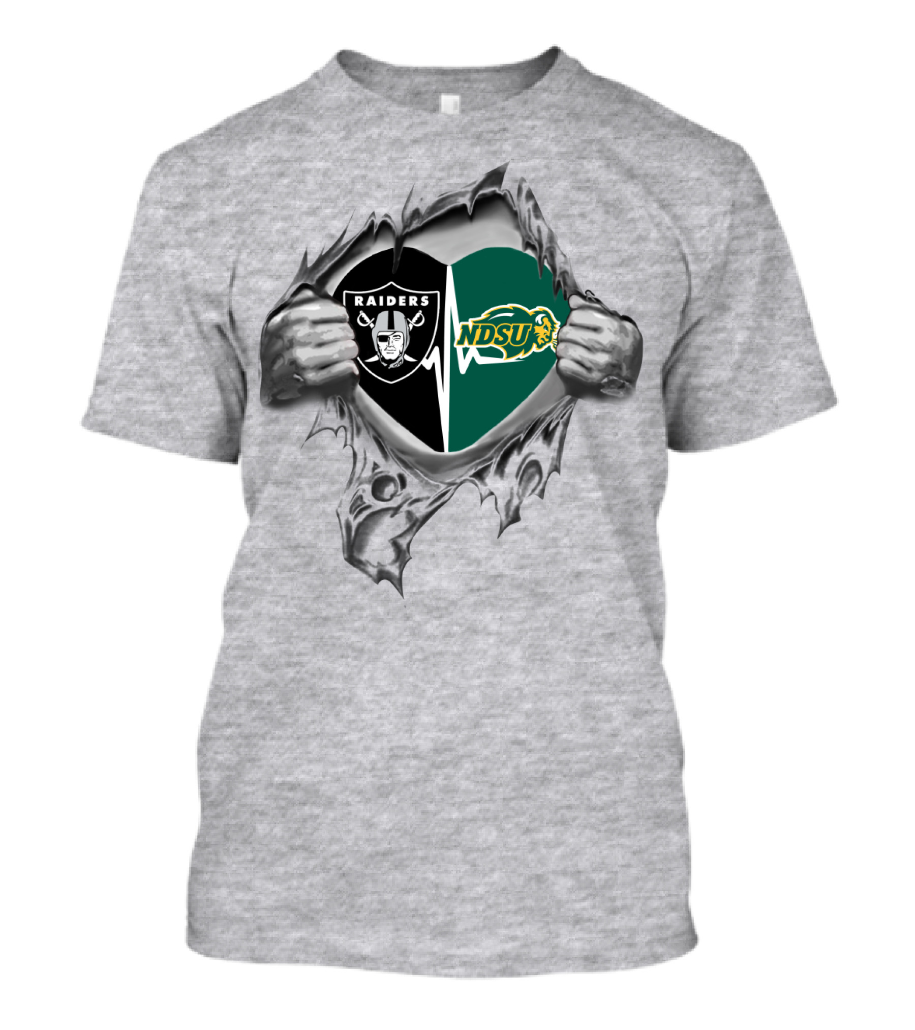 Raiders NDSU Heartbeat T-Shirt