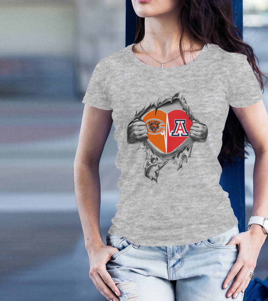 Bears Arizona It's In My Heart With Split T-Shirt