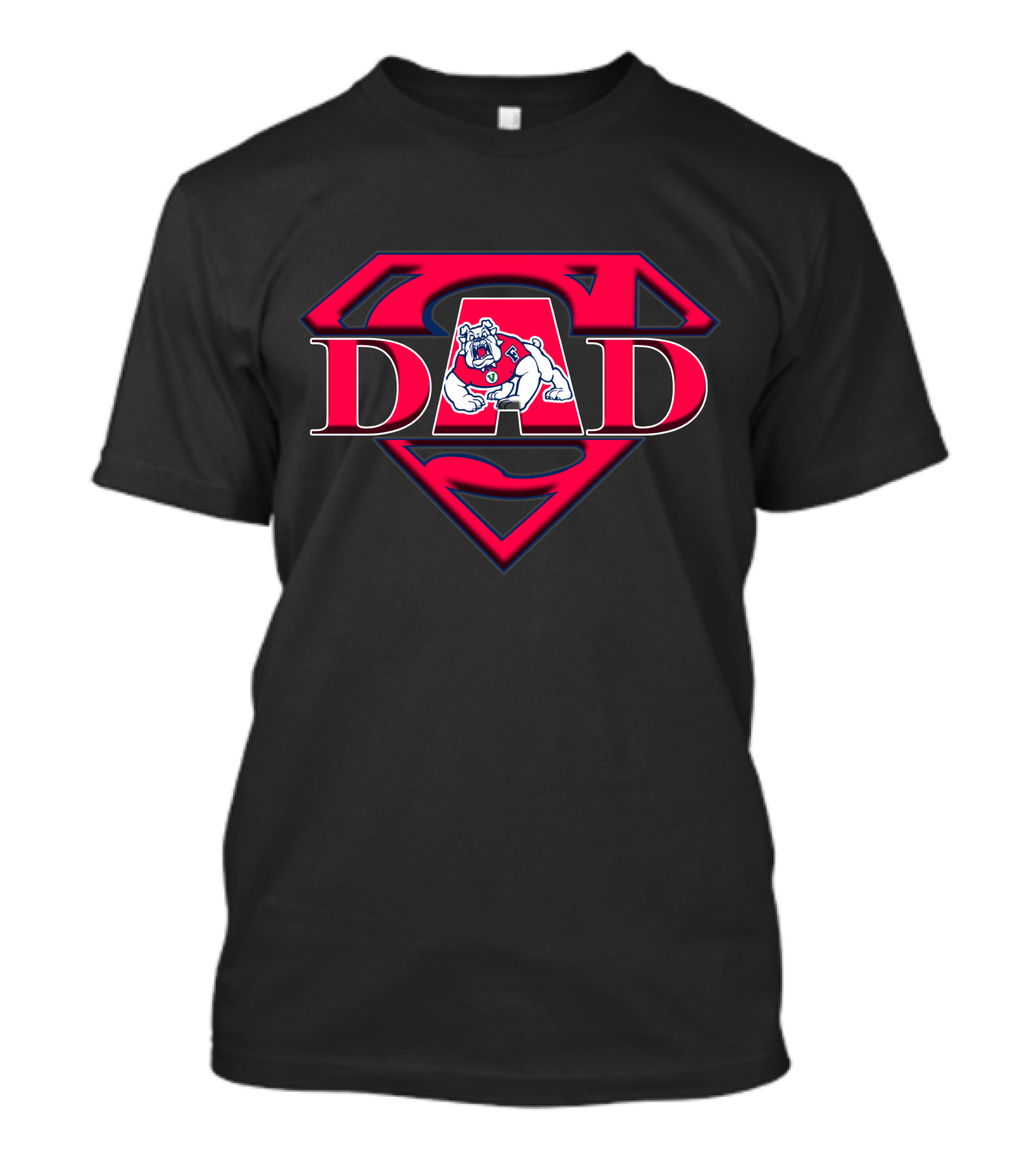 Fresno State Bulldogs Super Dad Superman T-Shirt