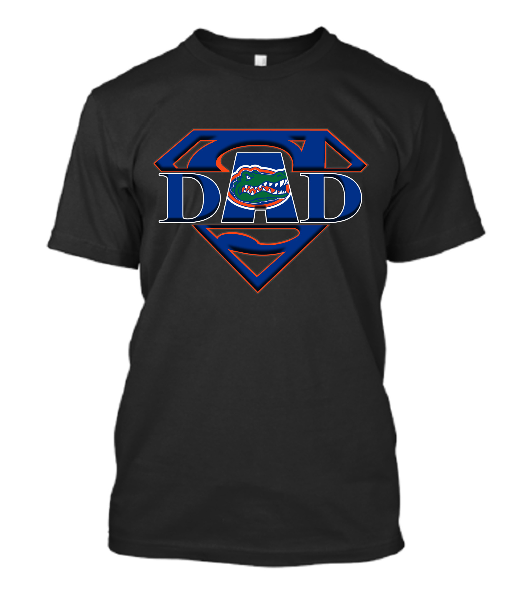 Florida Gators Super Dad Emblem With Alligator T-Shirt