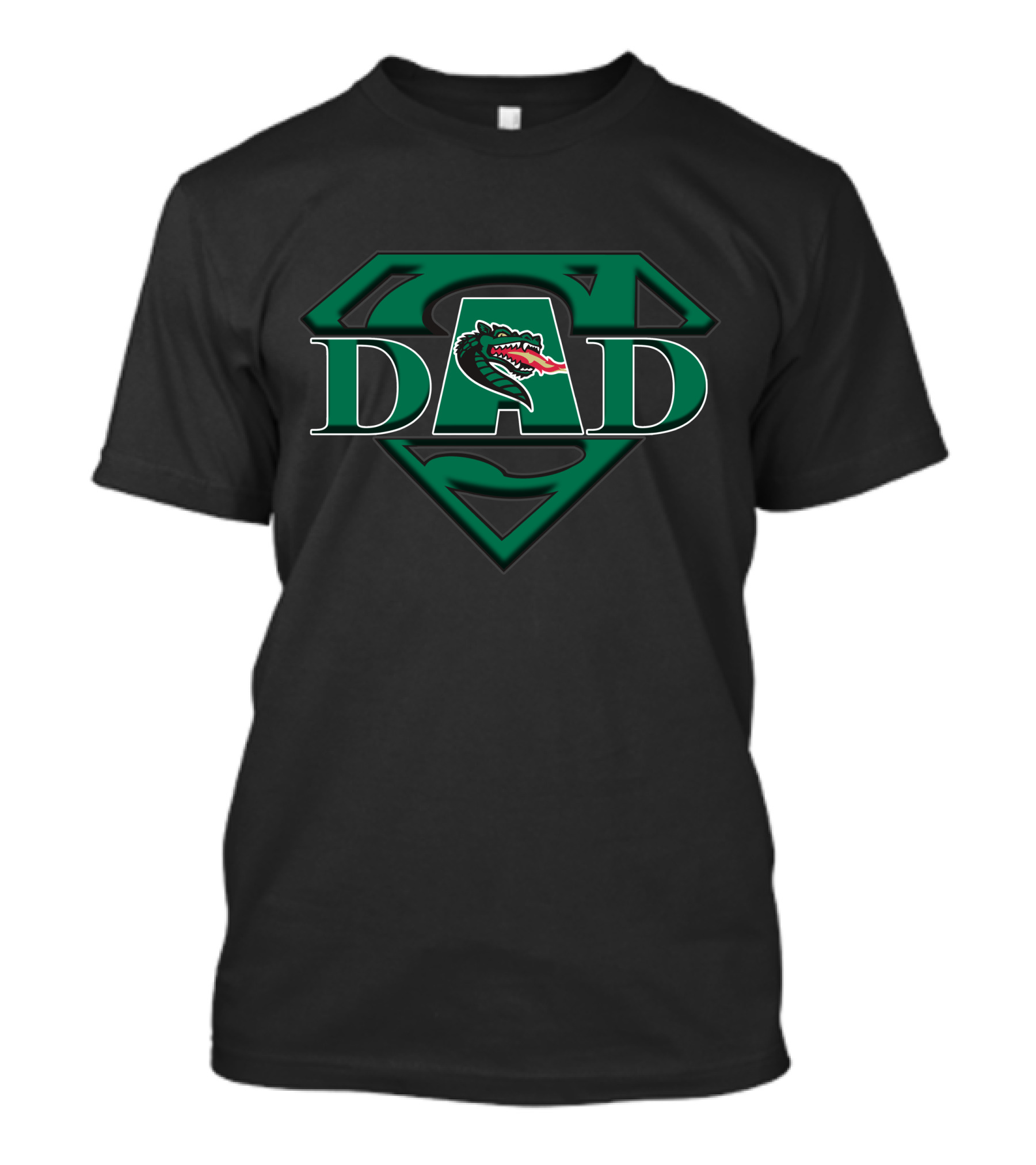 UAB Blazers Super Dad Dragon Logo Emblem T-Shirt
