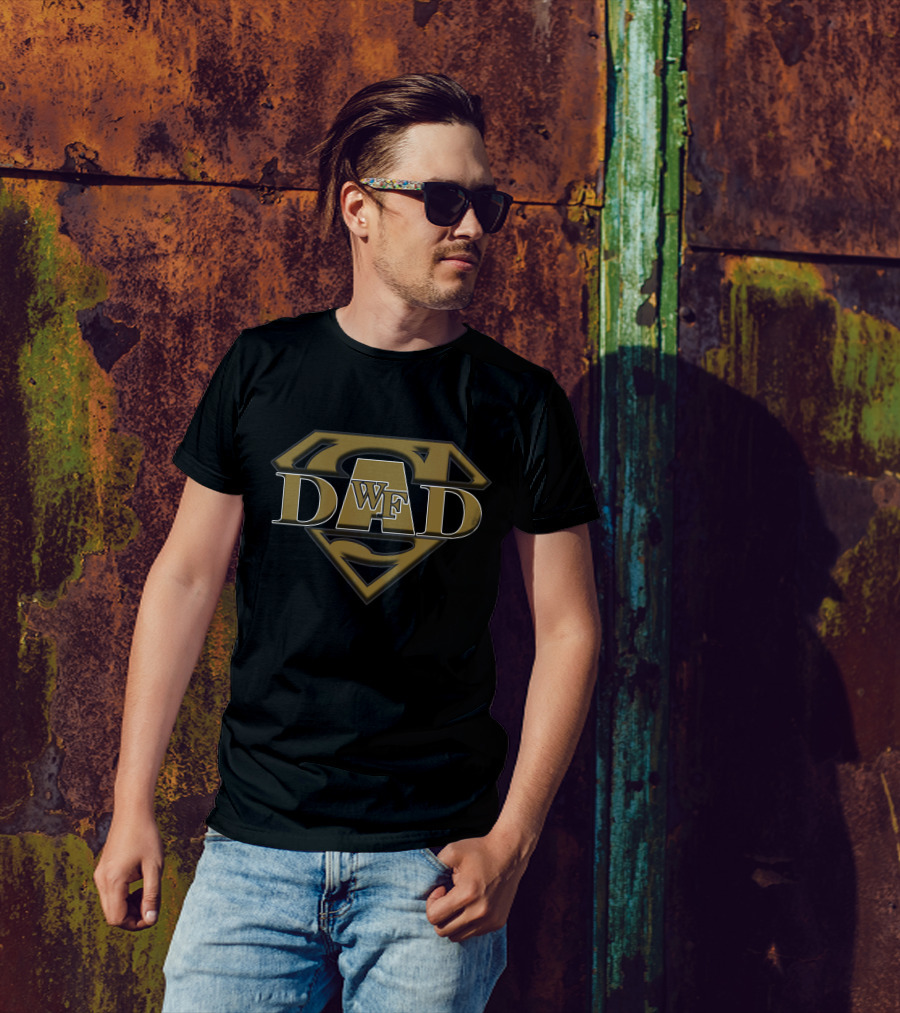 Wake Forest Demon Deacons WF Super Dad T-Shirt