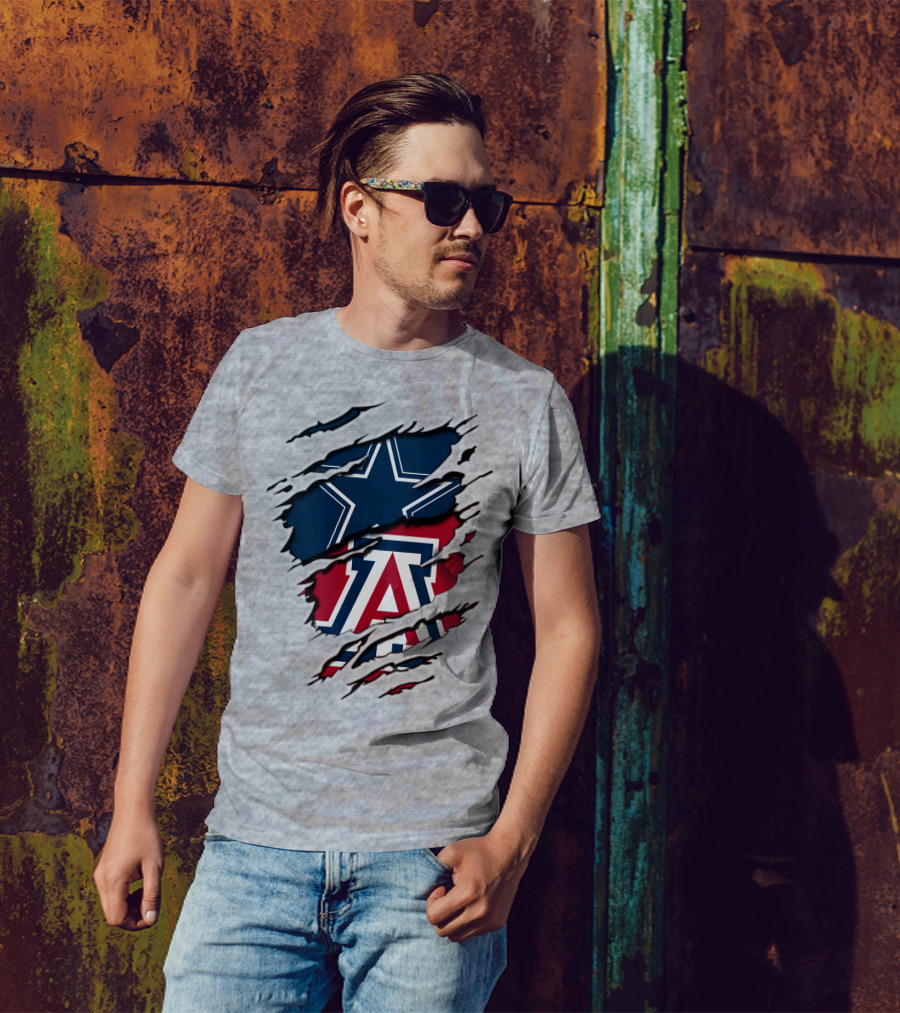 Cowboys Arizona Star Torn Claw T-Shirt