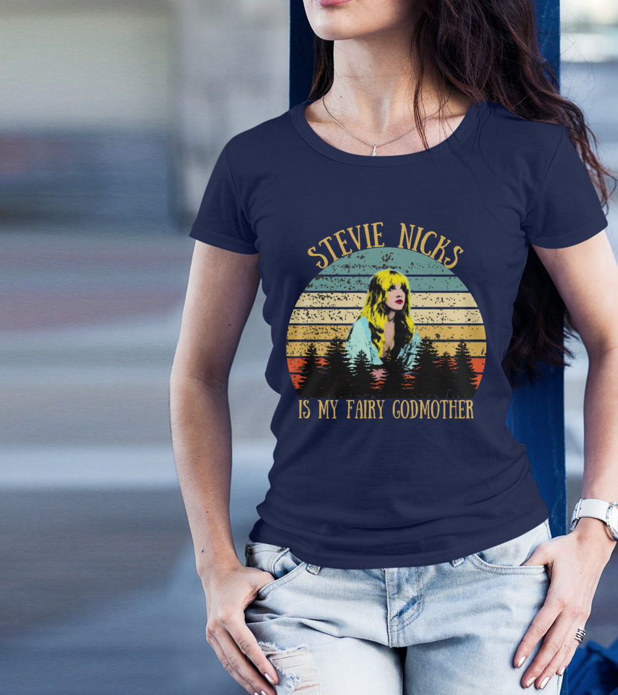 Stevie Nicks Is My Fairy Godmother Vintage Love T-Shirt