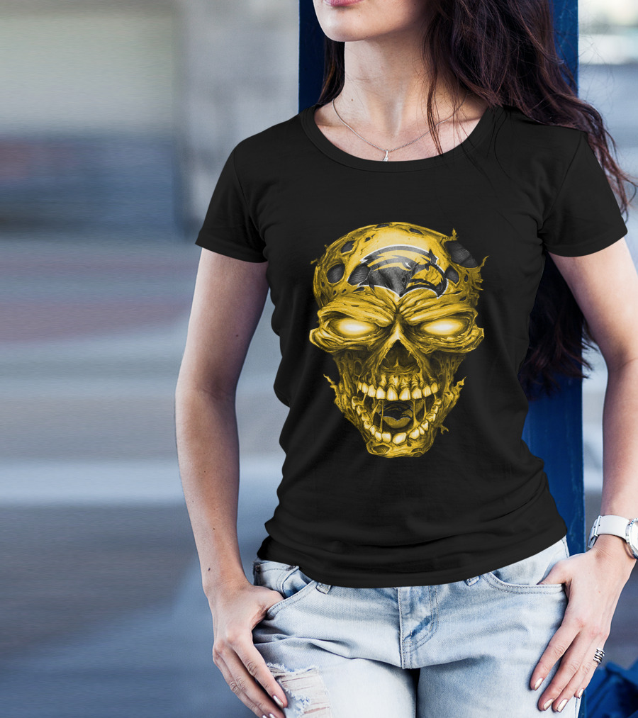 Southern Mississippi Golden Eagles Skull T-Shirt