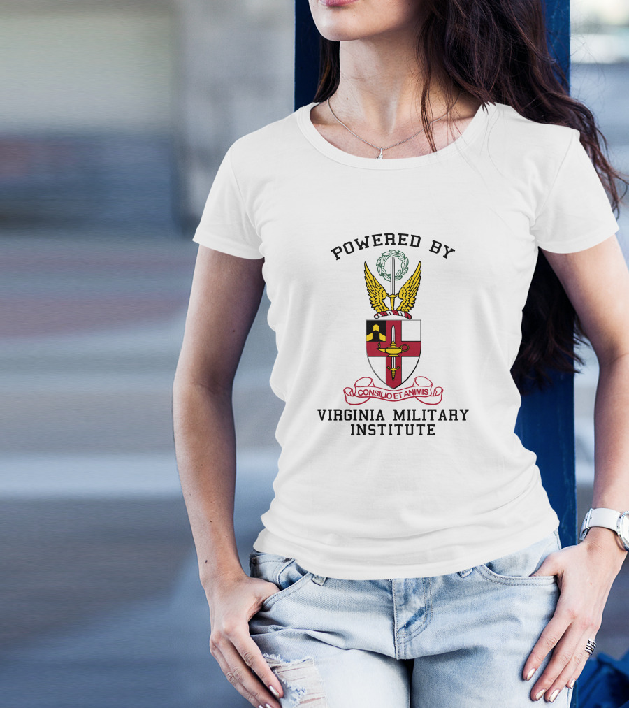 Powered By Virginia Military Institute Consilio Et Animis T-Shirt