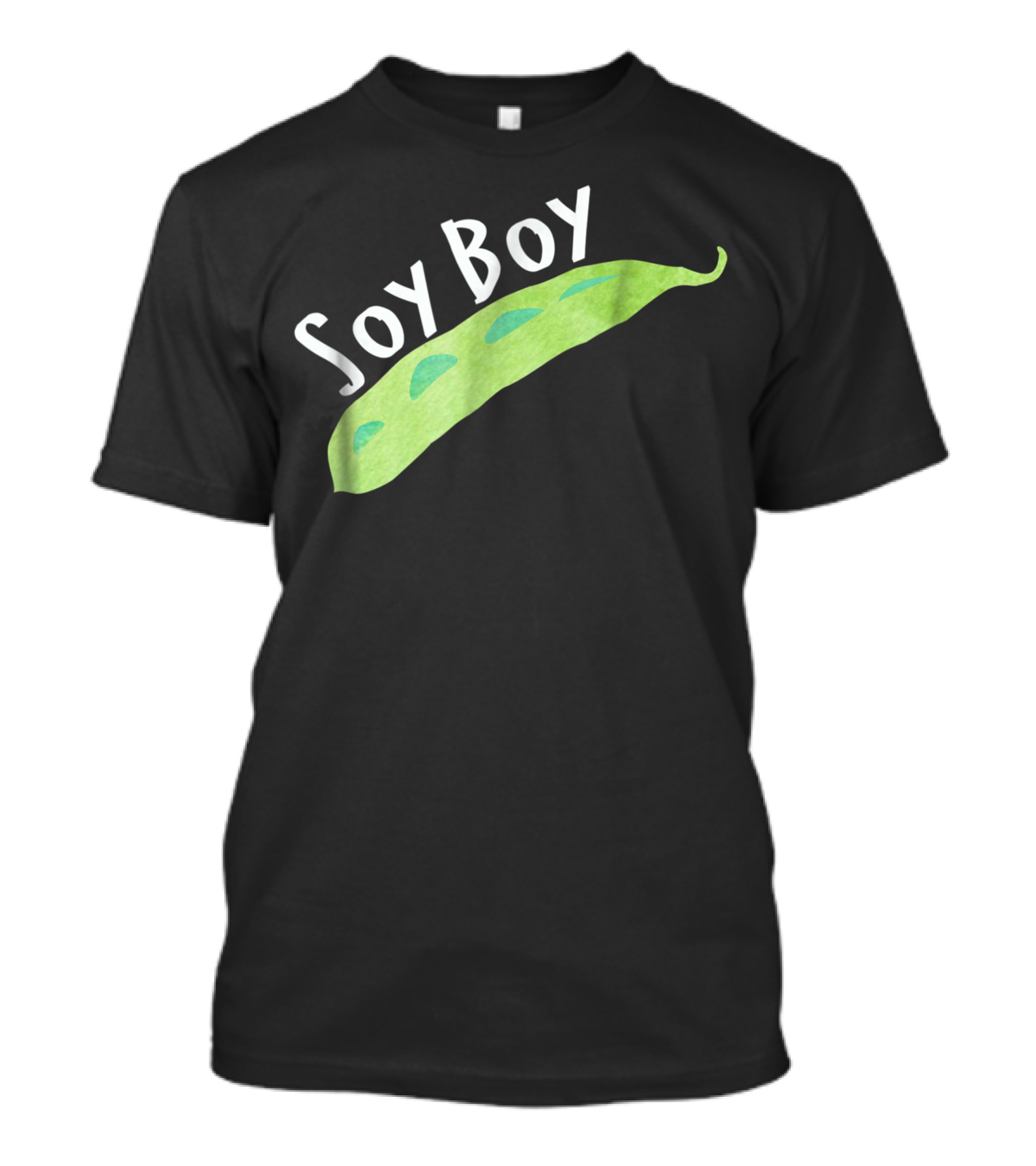 Soy Boy Liberal Vegan Vegetarian Green Peapod T-Shirt