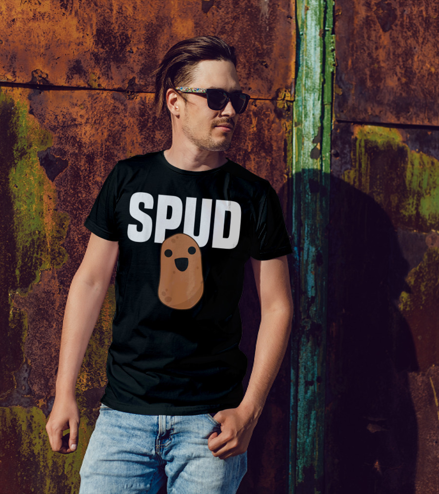 SPUD Kawaii Cute Potato Food Humor Vegan T-Shirt