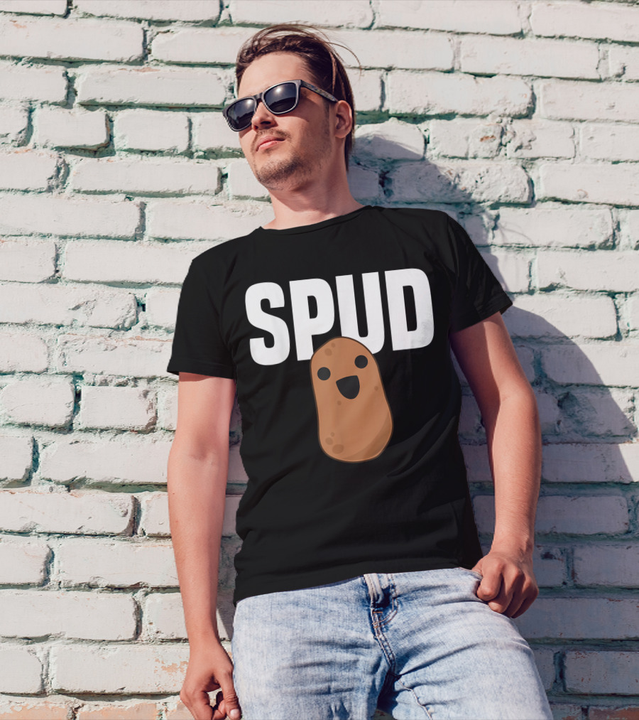 SPUD Kawaii Cute Potato Food Humor Vegan T-Shirt