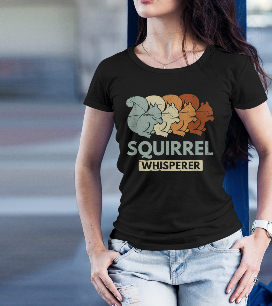 Squirrel Whisperer Forest Animal Lover Squirrel Whisperer T-Shirt