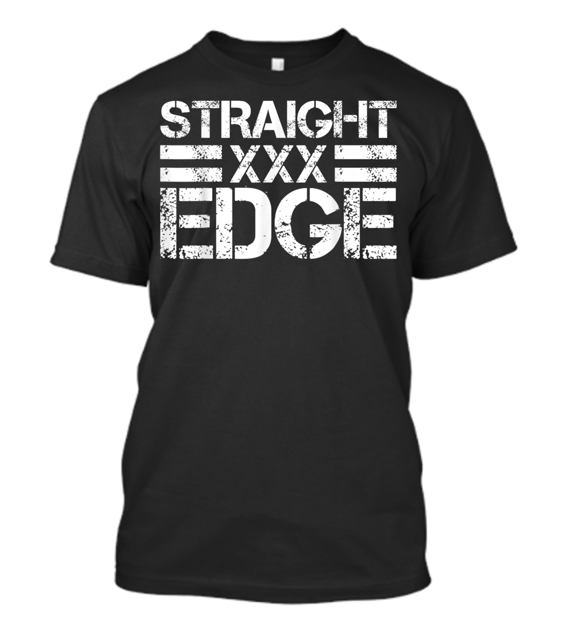 Straight Edge XXX Vegan Drug Free Hardcore Lifestyle T-Shirt