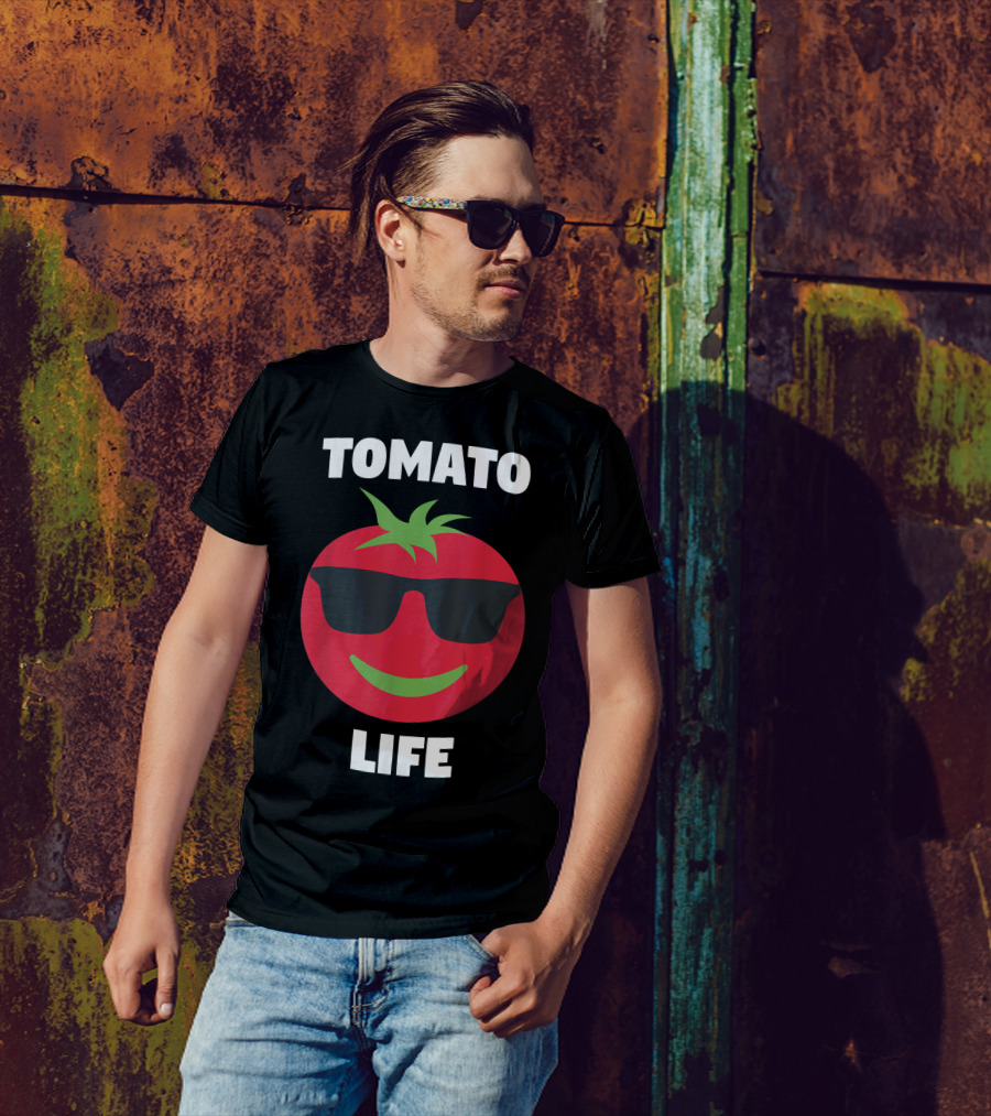 Tomato Life Sunglasses Cool Tomato For Vegetarians T-Shirt