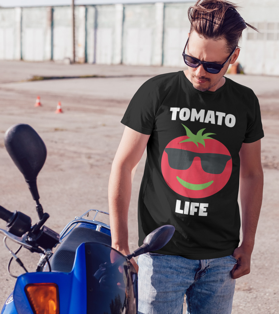 Tomato Life Sunglasses Cool Tomato For Vegetarians T-Shirt