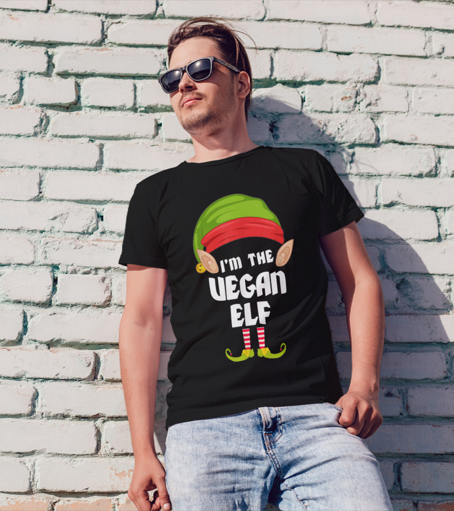 I'm The Vegan Elf Family Holiday Matching Group T-Shirt