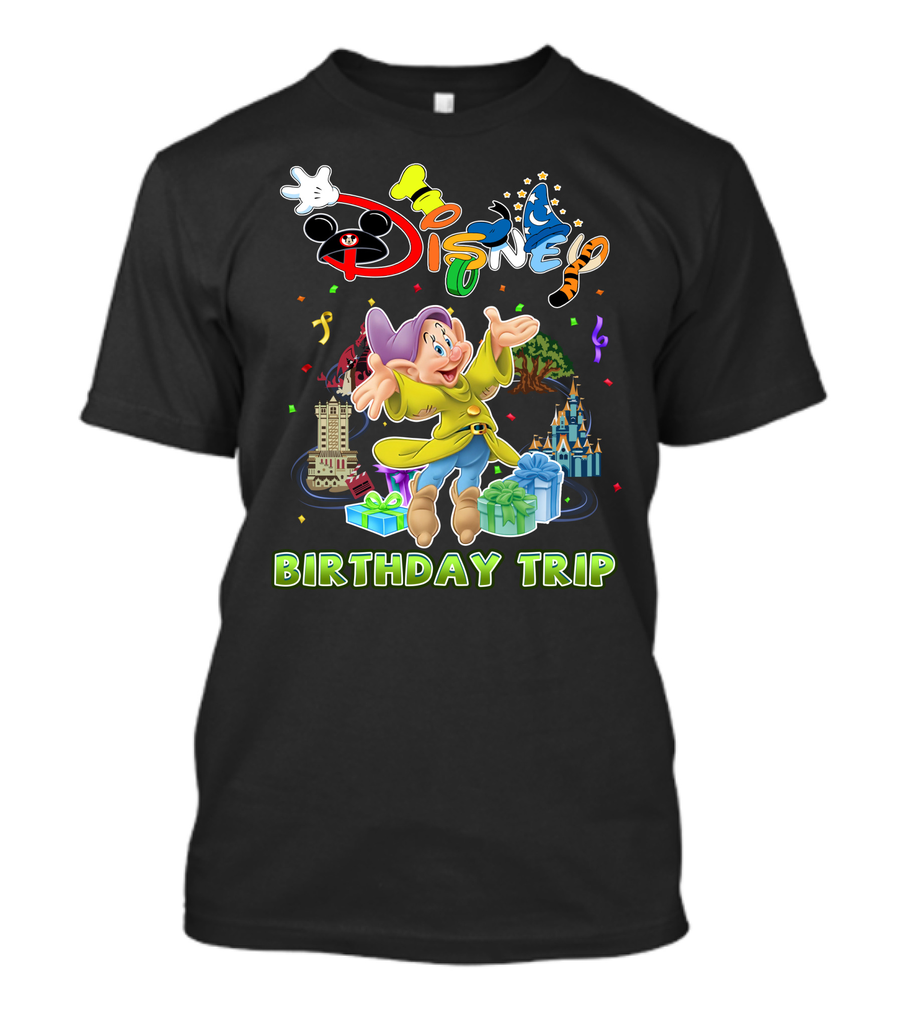 Disney Dopey Birthday Trip Celebration Gift Adventure T-Shirt