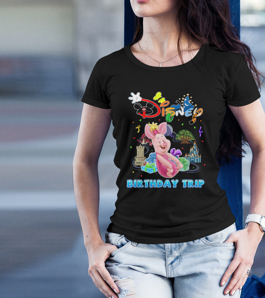 Disney Piglet Birthday Trip T-Shirt