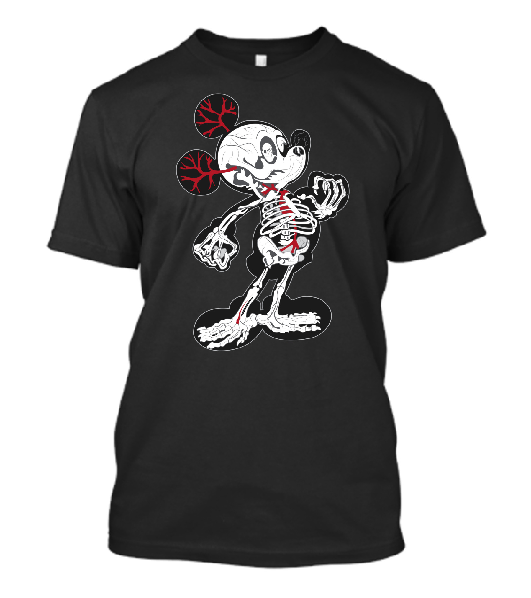 Dn 15 Skeletal X-Ray Mouse Anatomy T-Shirt