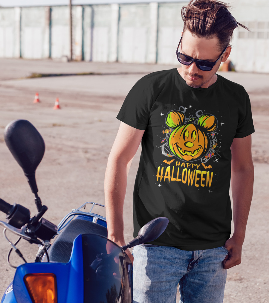 Mickey Pumpkin Happy Halloween T-Shirt