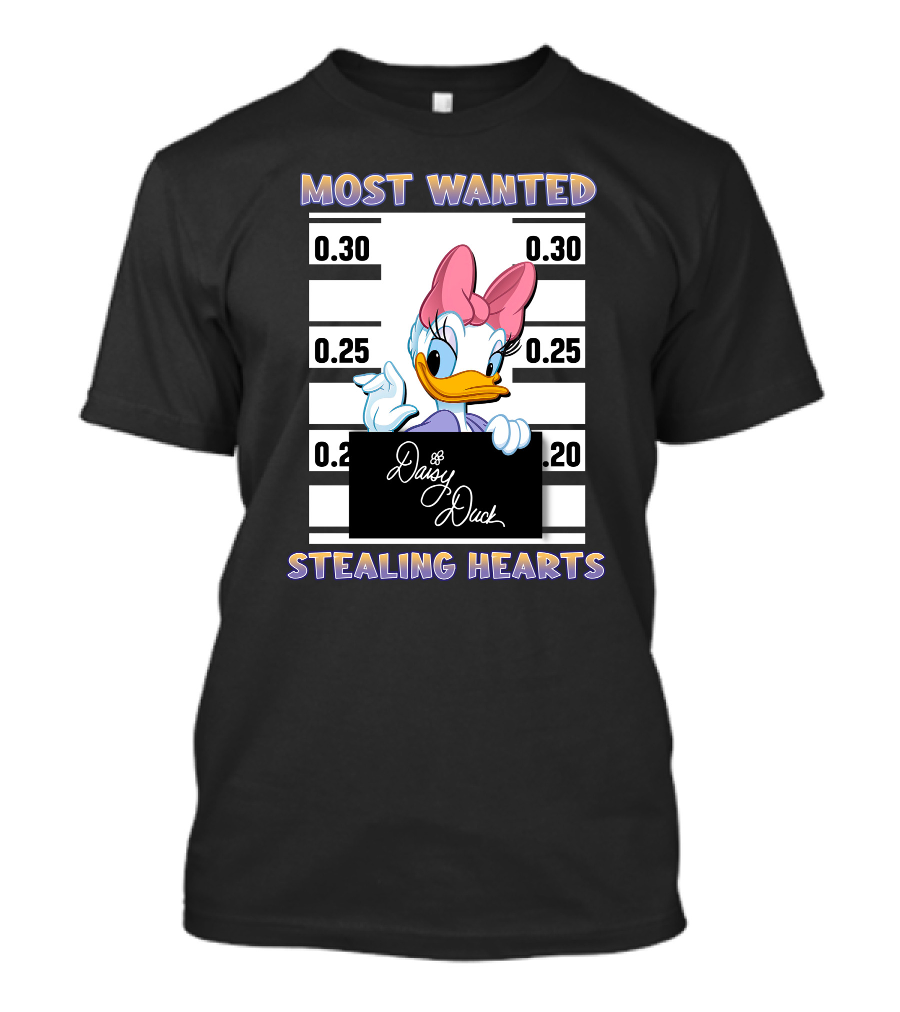 Most Wanted Daisy Duck Stealing Hearts T-Shirt