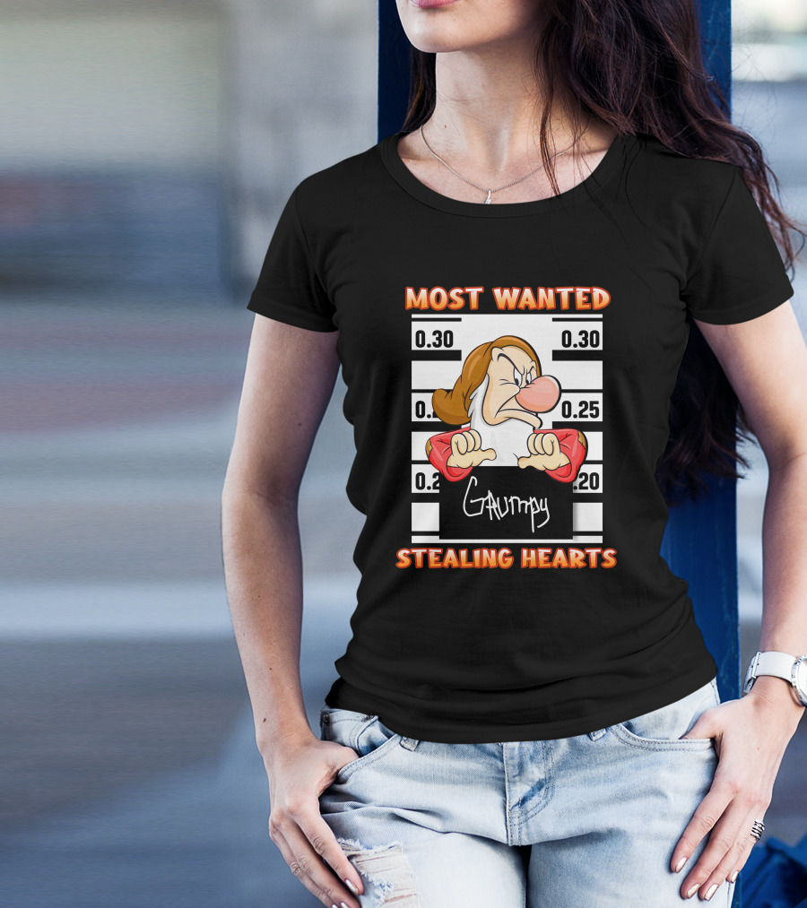 Most Wanted Grumpy Stealing Hearts T-Shirt