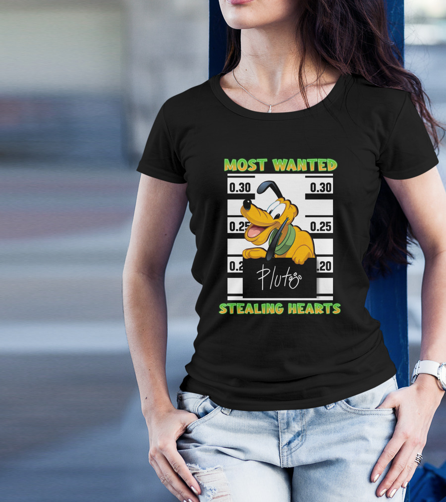 Most Wanted Stealing Hearts Pluto T-Shirt