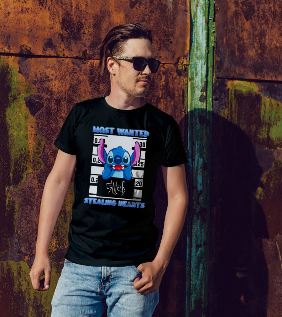 Most Wanted Stitch Stealing Hearts T-Shirt