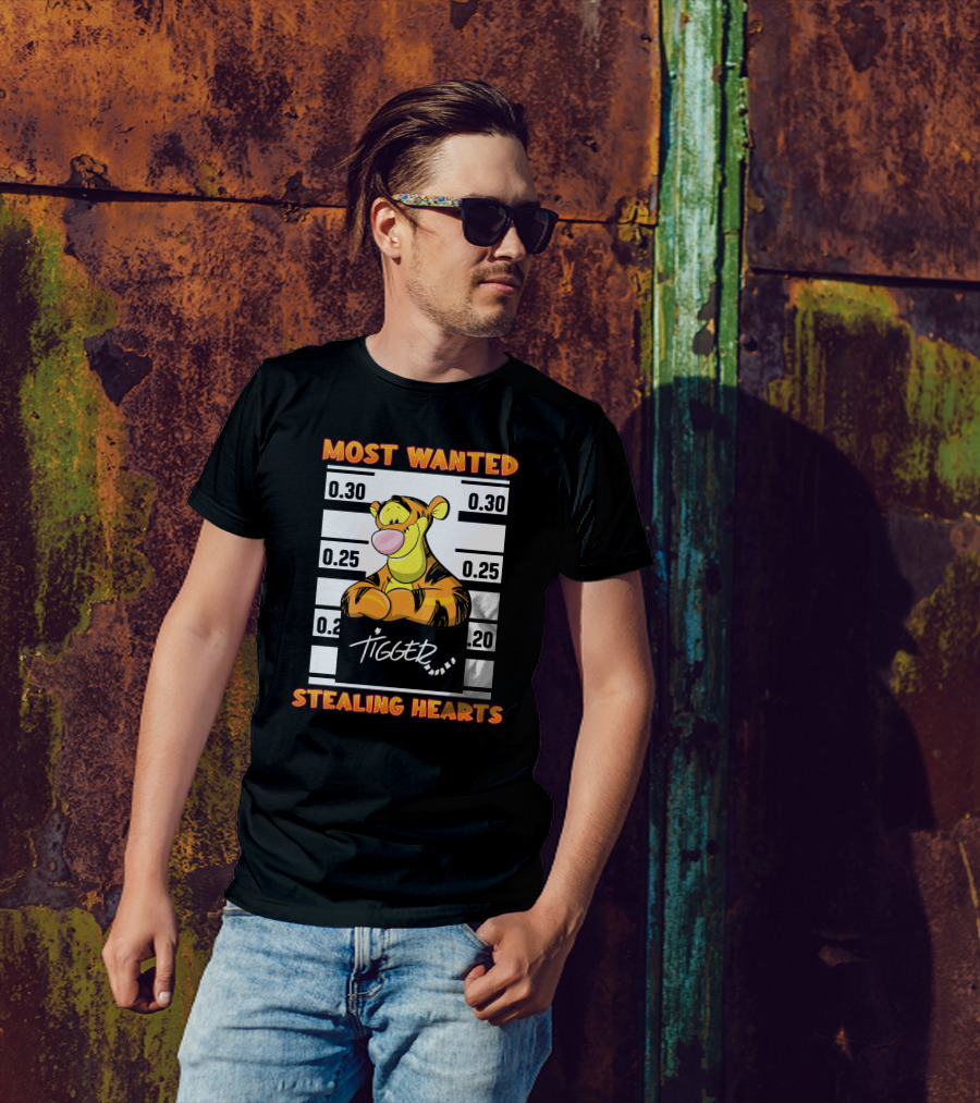 Most Wanted Tigger Stealing Hearts T-Shirt