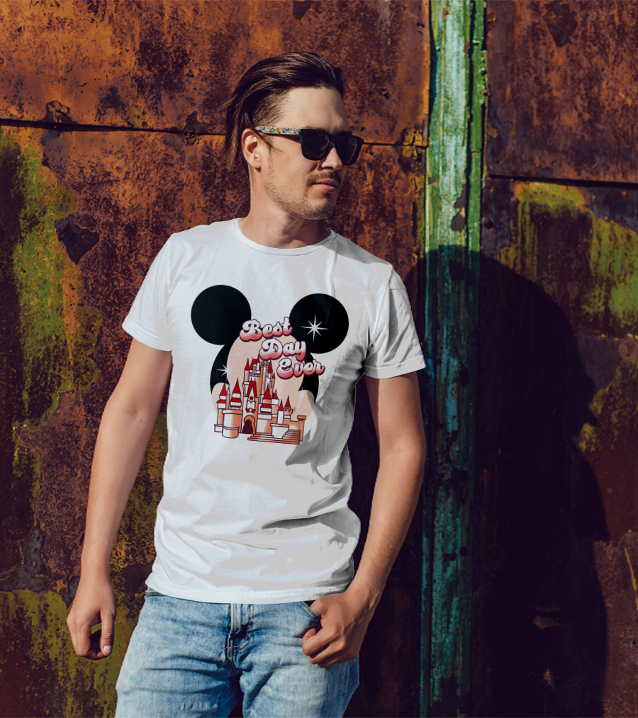 Best Day Ever Mickey Castle T-Shirt