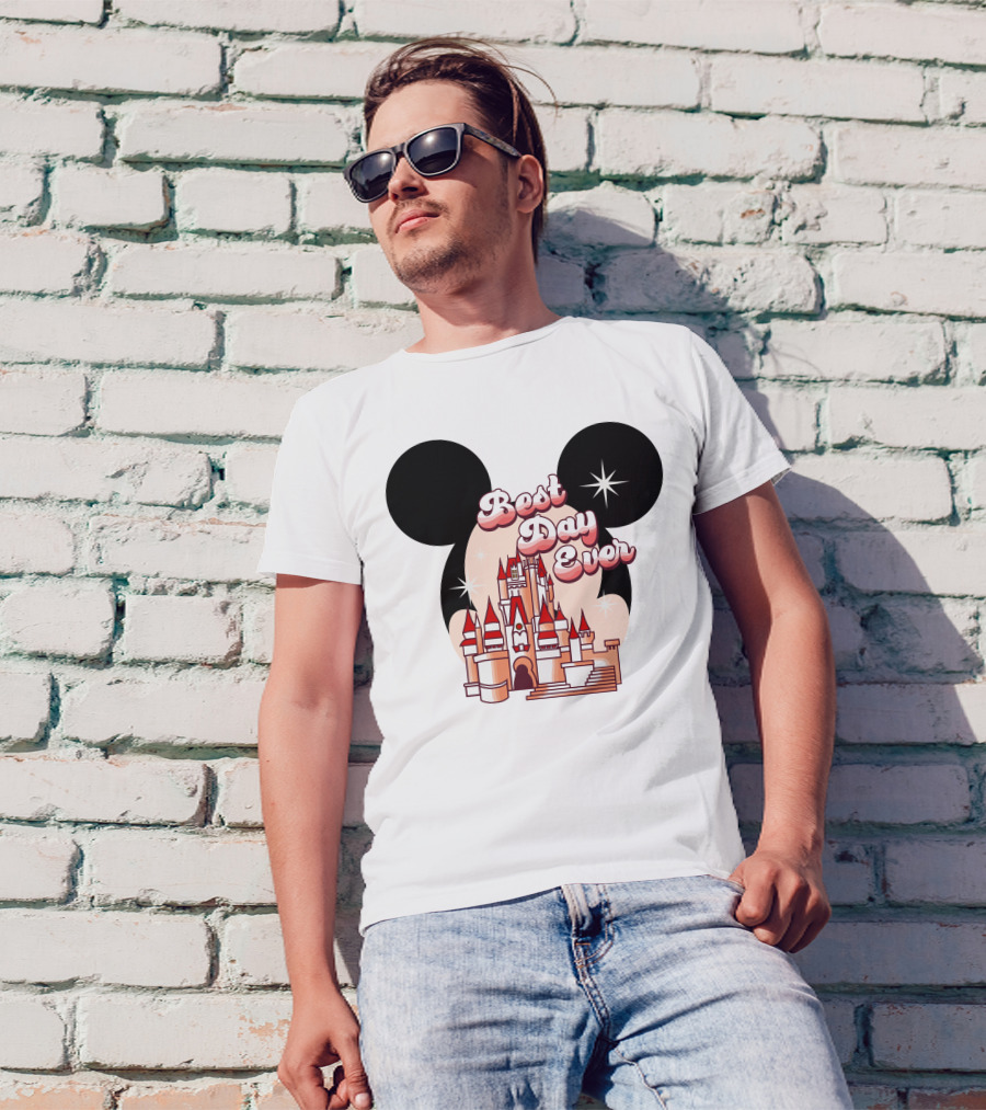 Best Day Ever Mickey Castle T-Shirt