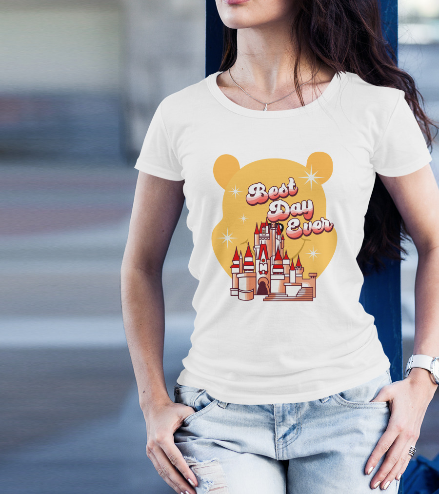 Best Day Ever Pooh Castle T-Shirt