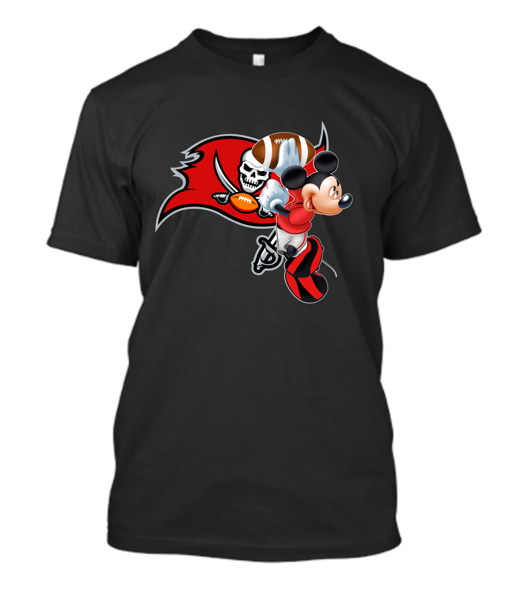 Mickey Buccaneers Football Crossover Tbb T-Shirt