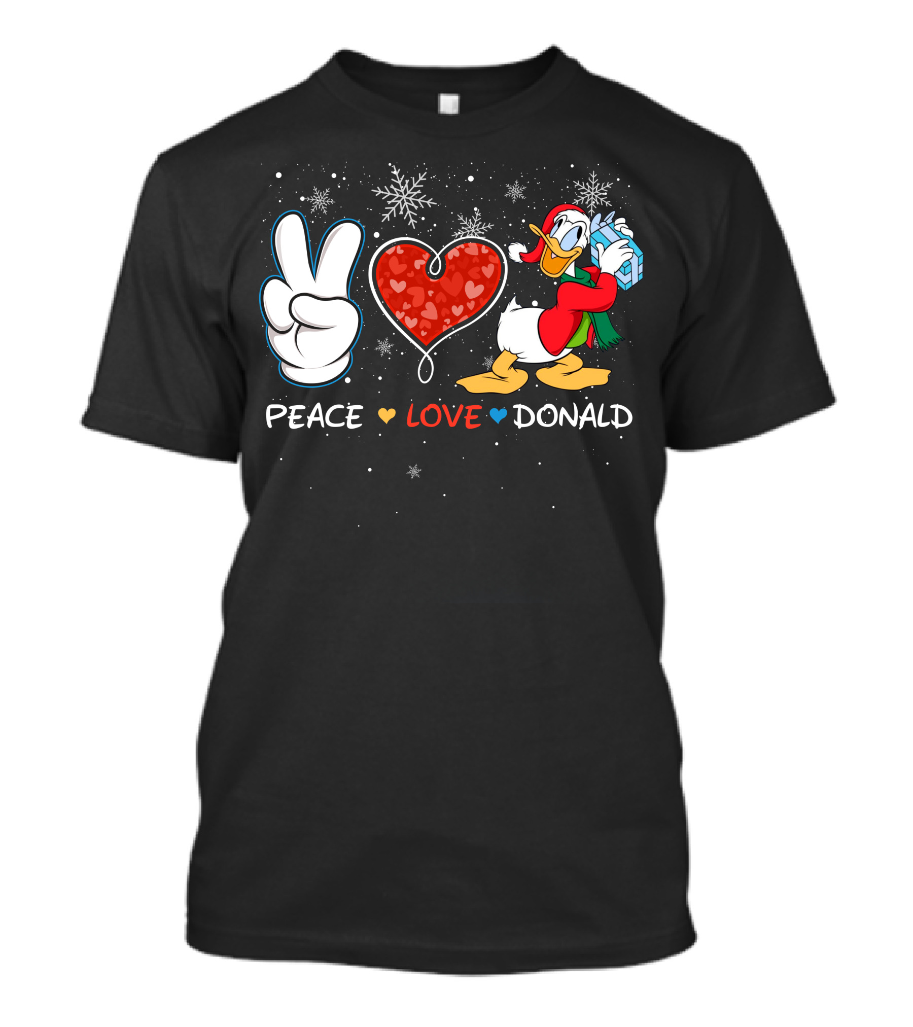 Peace Love Donald T-Shirt