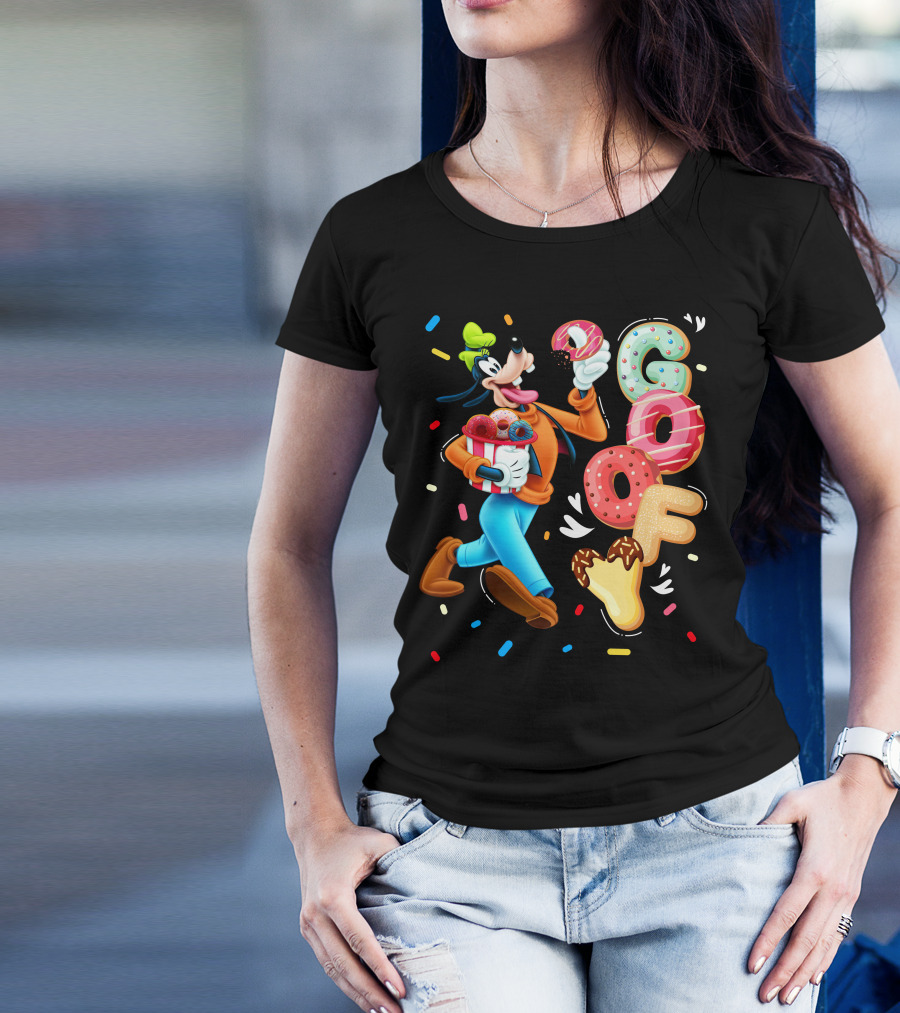 Goofy Donuts Ice Cream Sprinkles Celebration T-Shirt