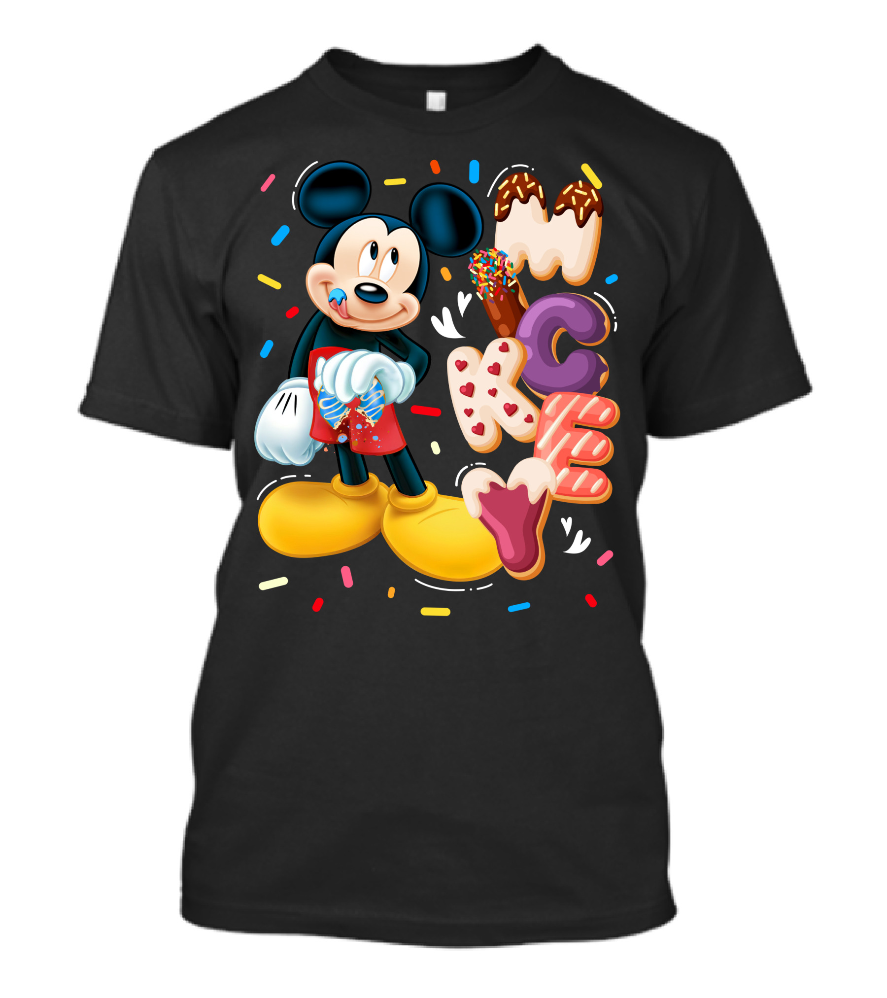 Mickey Mouse Donut Sprinkles T-Shirt