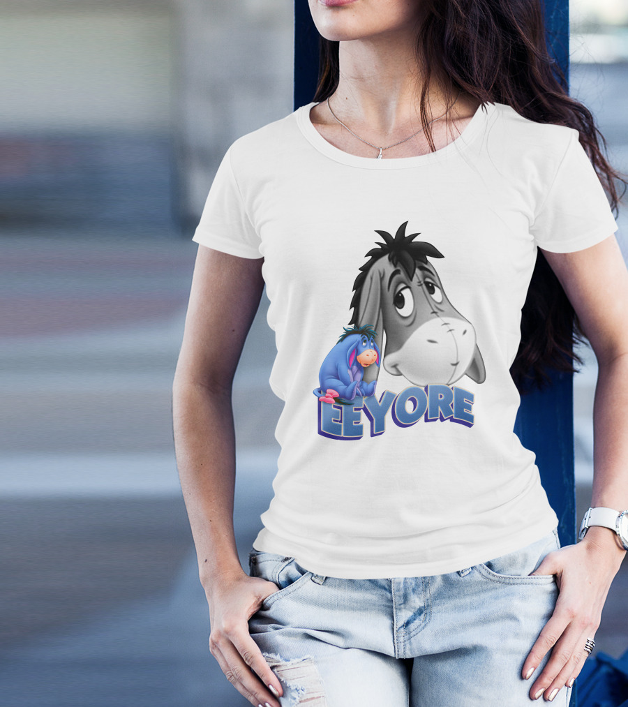 Eeyore Blue And Gray Character Disney T-Shirt